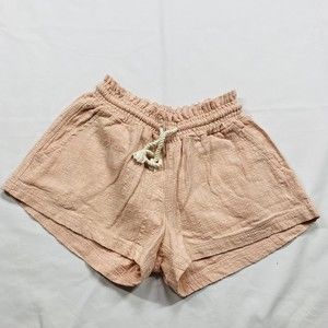 Ocean Drive Shorts Womens Size M Medium Rope Belt Pink Paperbag  Softgirl